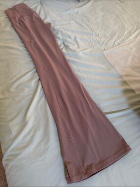 Athleta Taupe High-Rise Flare Active Pant XS N3
